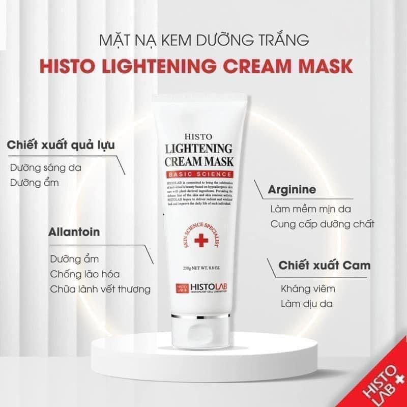 Mặt nạ ủ trắng HISTOLAB Lightening Cream Mask 250g