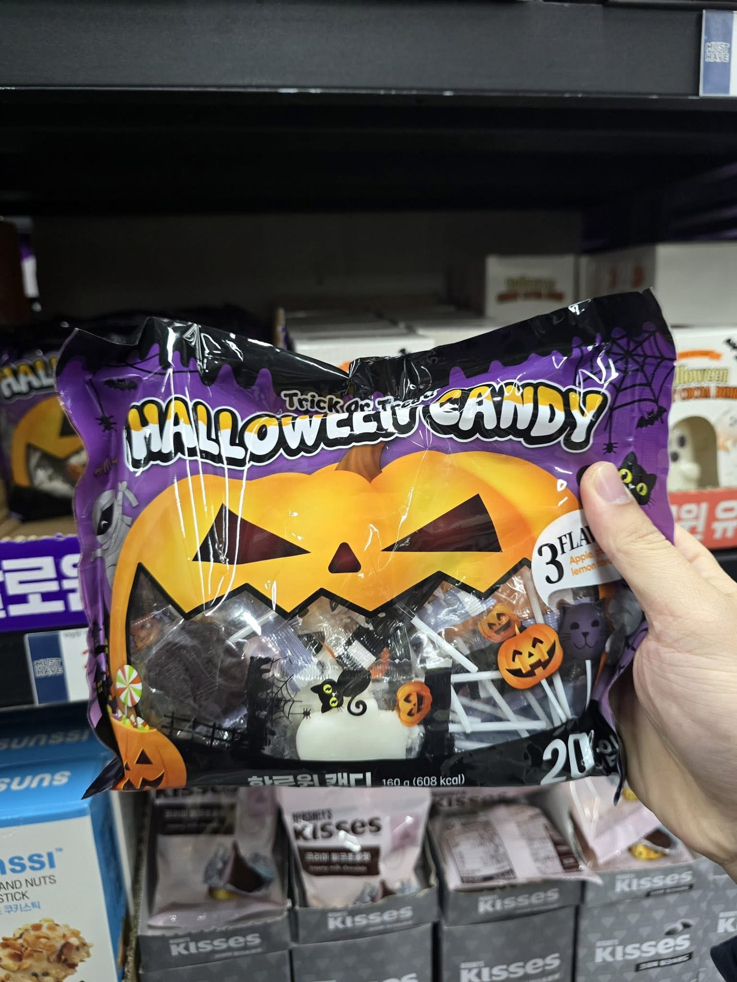 Kẹo mút Halloween Hàn Quốc (gói 20 que)