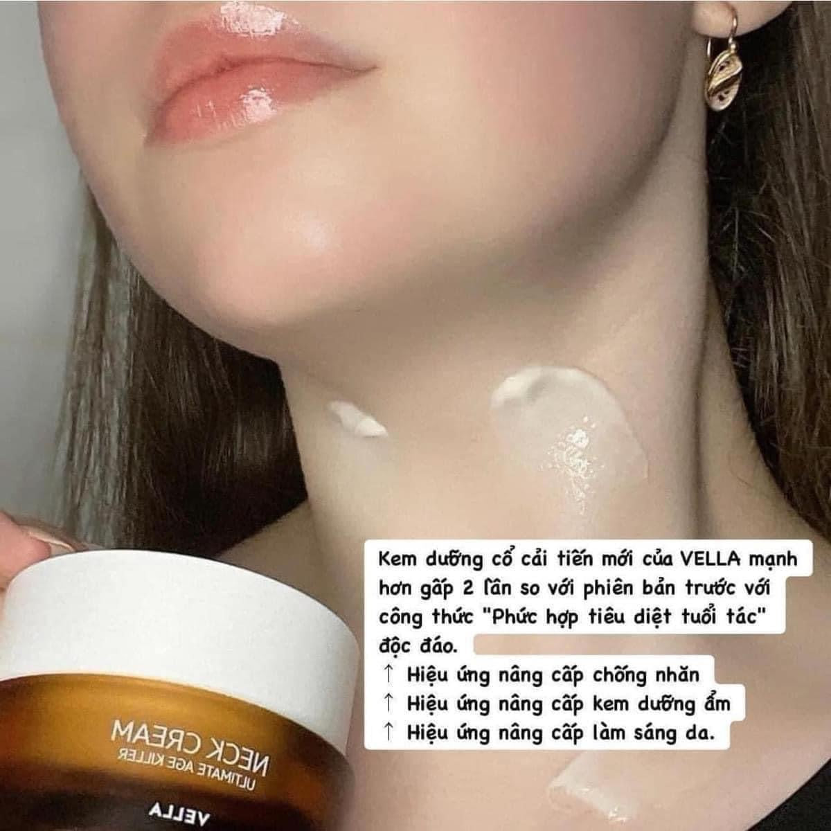 Kem dưỡng chống lão hoá vùng cổ và ngực VELLA Neck Cream Ultimate Age Killer