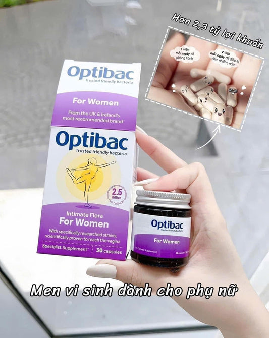Men vi sinh OPTIBAC Probiotics tím