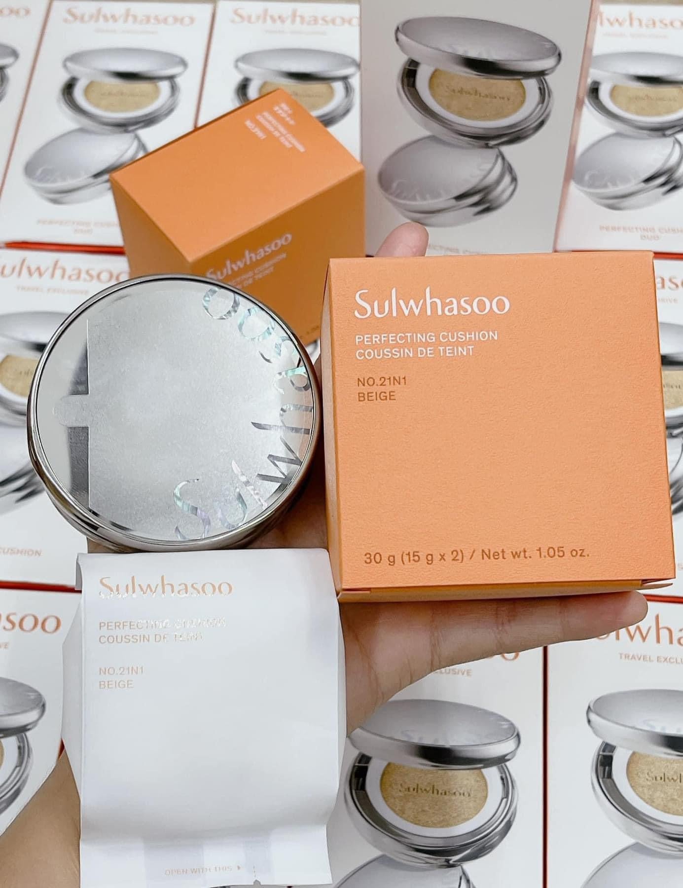 Phấn nước SULWHASOO New Perfecting Cushion Ex (Hộp + lõi thay thế)