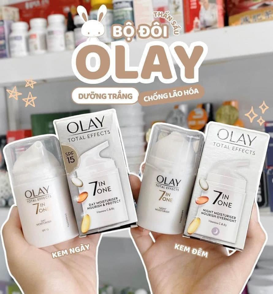 Kem dưỡng chống lão hoá OLAY Total Effects 7inOne 37ml