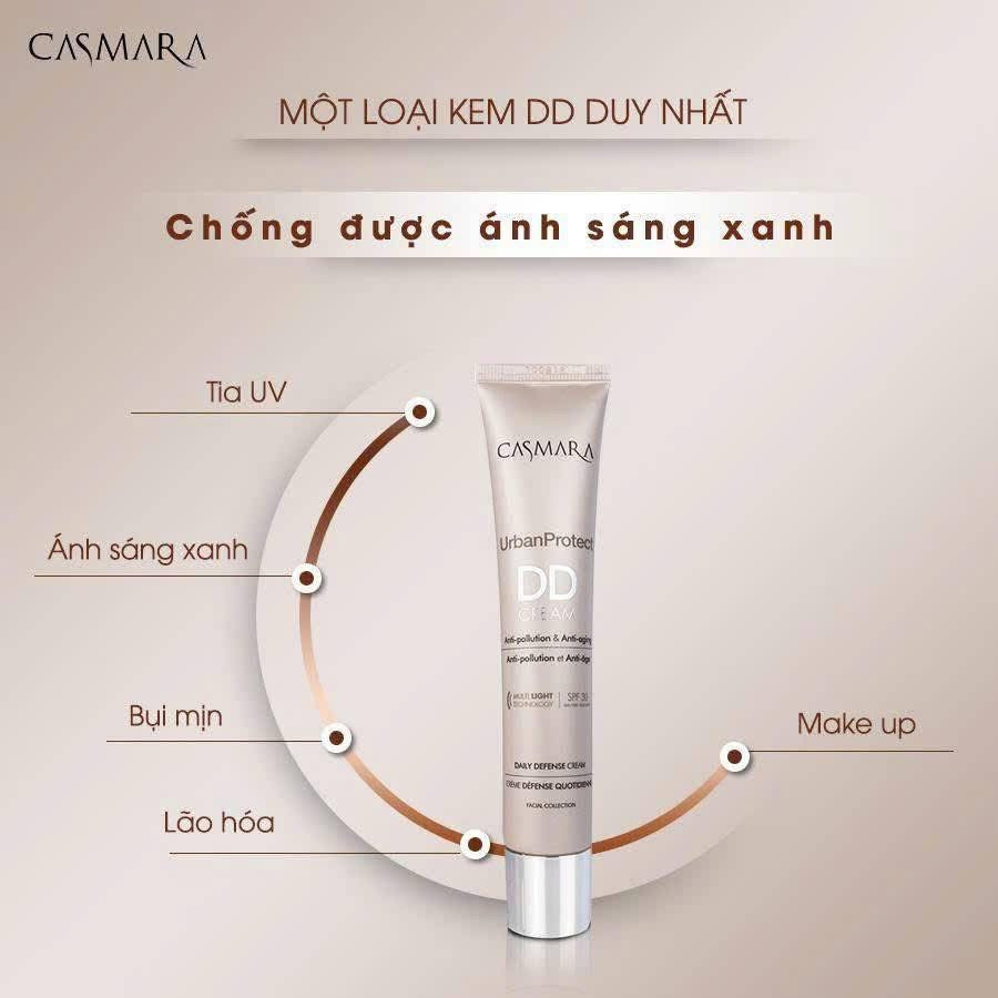 Kem nâng tone chống nắng CASMARA DD Cream SPF 50 50ml