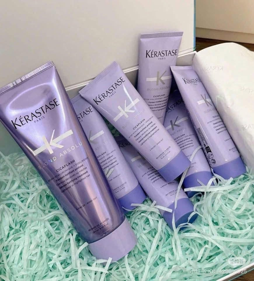 Kem ủ dưỡng tóc tẩy nhuộm KERASTASE Blond Absolu Cicaplash mini 75ml