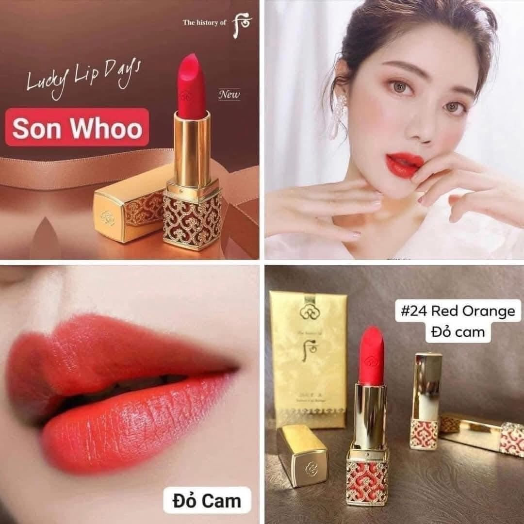 Set son WHOO Glow Lip Balm phiên bản giáng sinh
