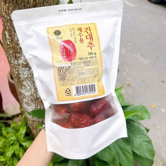 Táo đỏ HOÀ ĐIỀN TÂN CƯƠNG xuất Hàn (gói 500g)