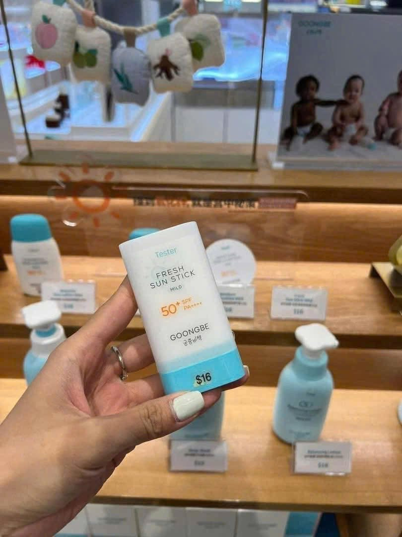 Kem chống nắng dạng thỏi cho bé từ 6 tháng GOONGBE Fresh Sun Stick 23g