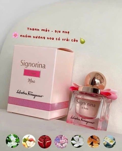 Nước hoa nữ SALVATORE FERRAGAMO Signorina mini 30ml (rách seal vỏ xấu)