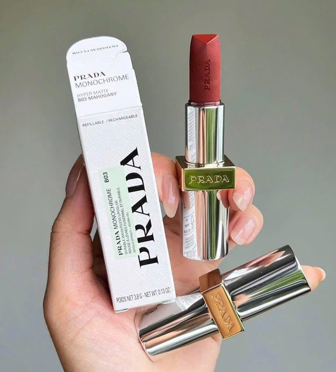 Son PRADA Monochrome Hyper Matte (bản giới hạn) 3.8g