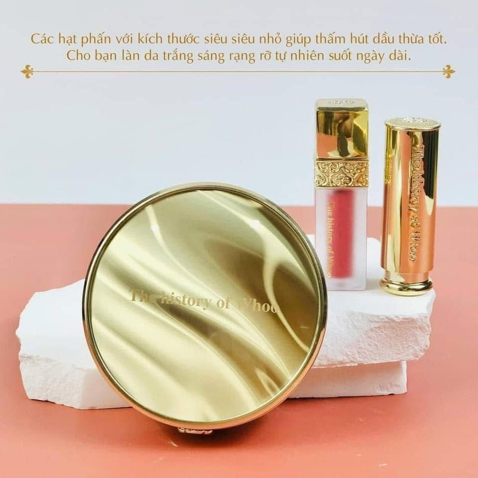 Set Phấn phủ THE HISTORY OF WHOO Luxury Glow Pressed Powder Special Set