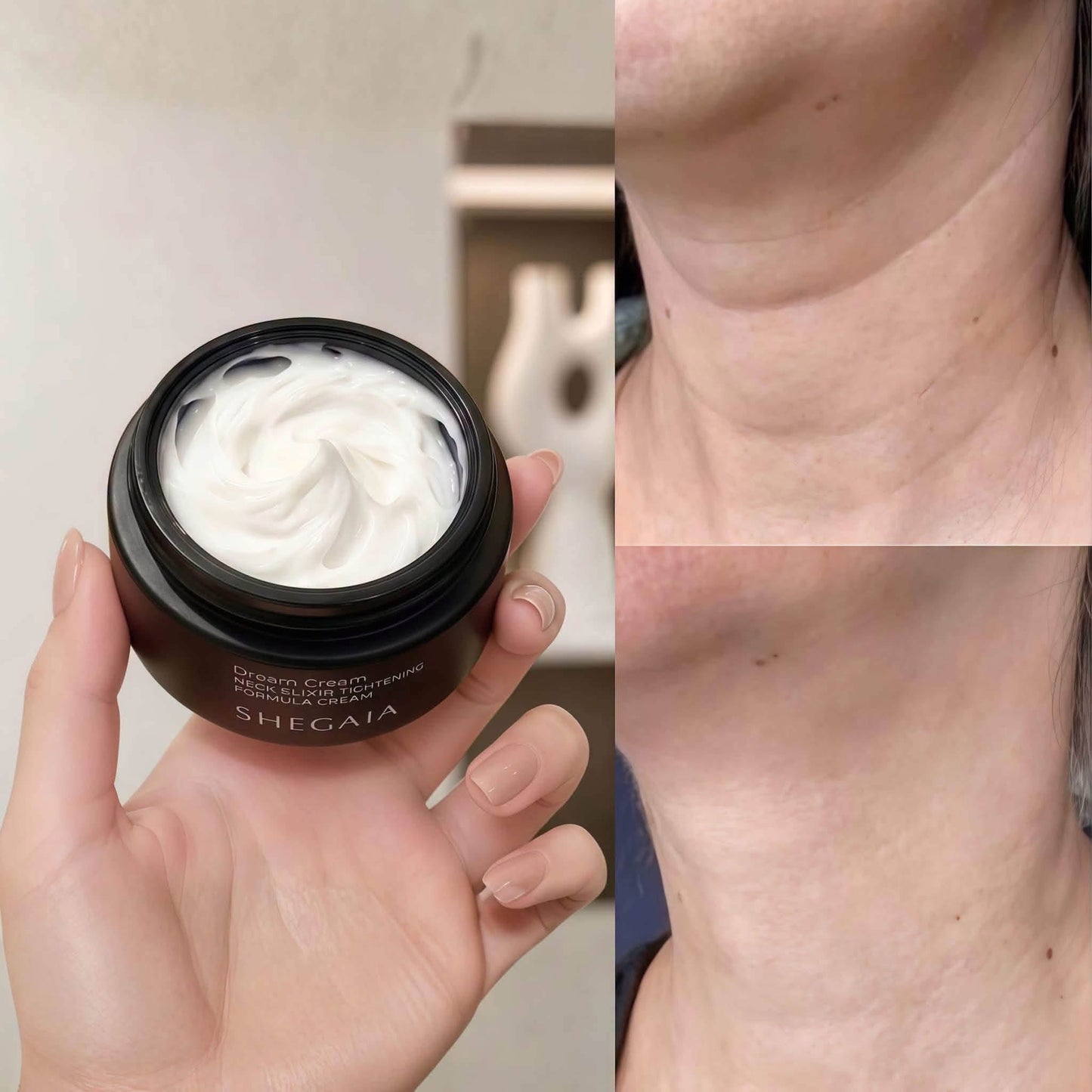 Kem cổ SHEGAIA Neck Elixir Tightening Formula Cream