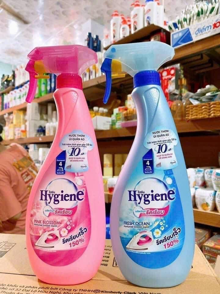Chai xịt ủi thơm quần áo HYGIENE Thái Lan 550ml – Tủ Nhà Lam