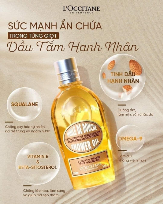 Dầu Tắm L'OCCITANE Hạnh Nhân