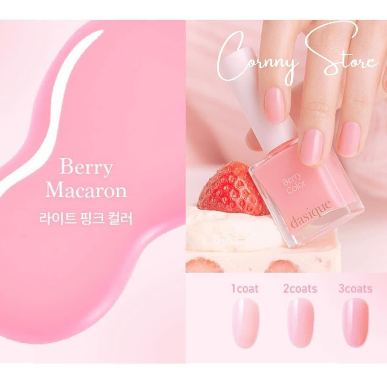 Sơn móng thuần chay DASIQUE Syrup Nail Color Hàn Quốc