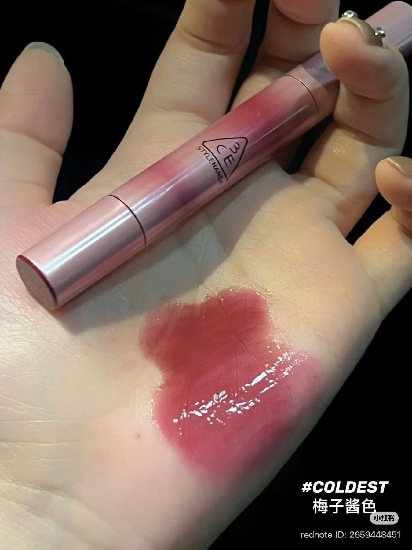 Son bóng có màu 3CE Glazed Lip Gloss