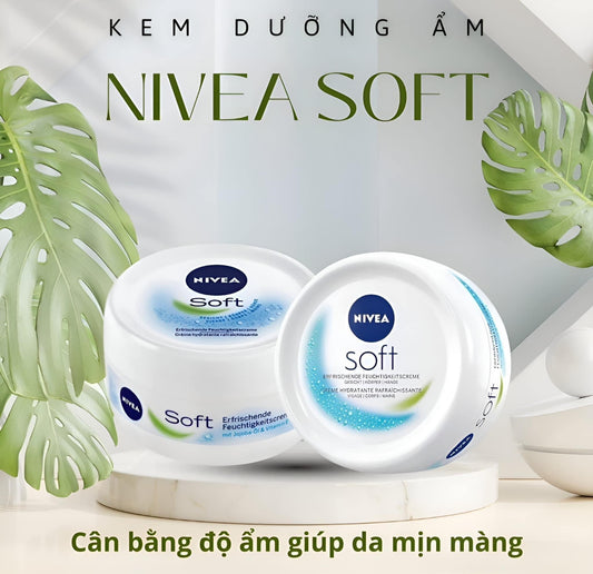 Kem dưỡng ẩm NIVEA Soft của Đức 200ml