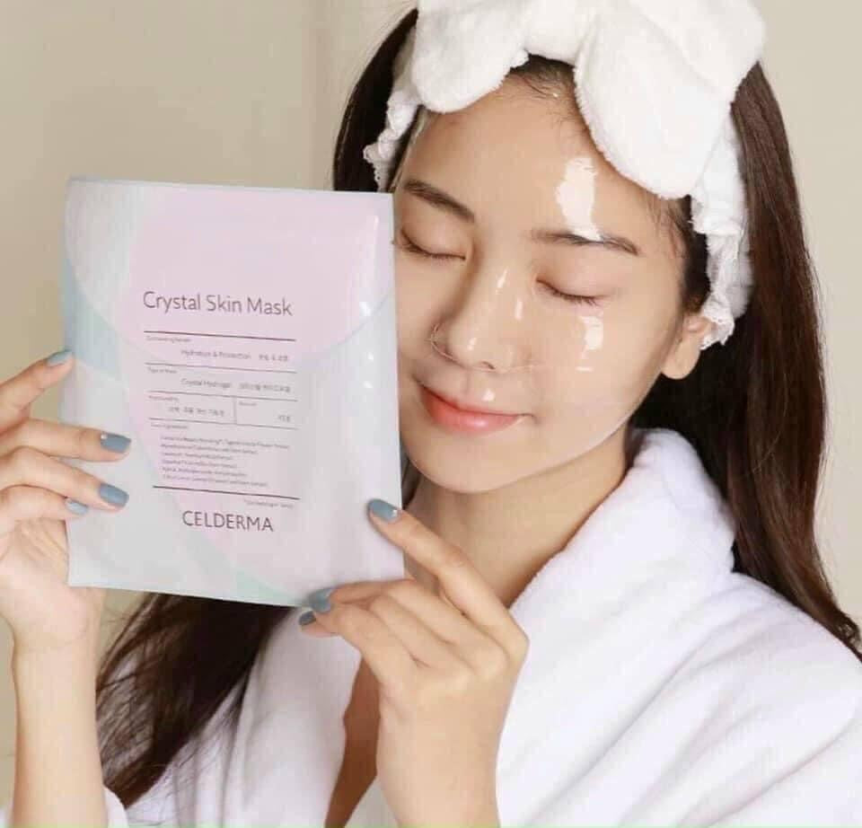 Mặt nạ thạch sinh học CELDERMA Crystal Skin Mask (hộp 10 miếng)