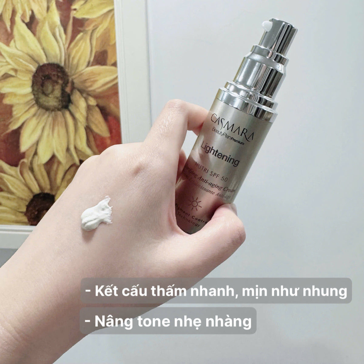 Kem dưỡng da chống lão hoá ban ngày CASMARA Lightening Nutri SPF 50 50ml
