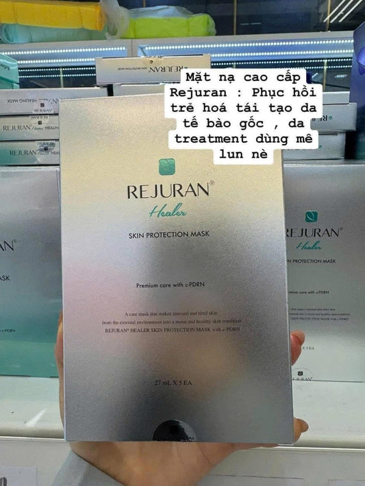 Mặt nạ phục hồi, trẻ hoá, siêu căng bóng da REJURAN Skin Protection Mask (hộp 5 miếng)