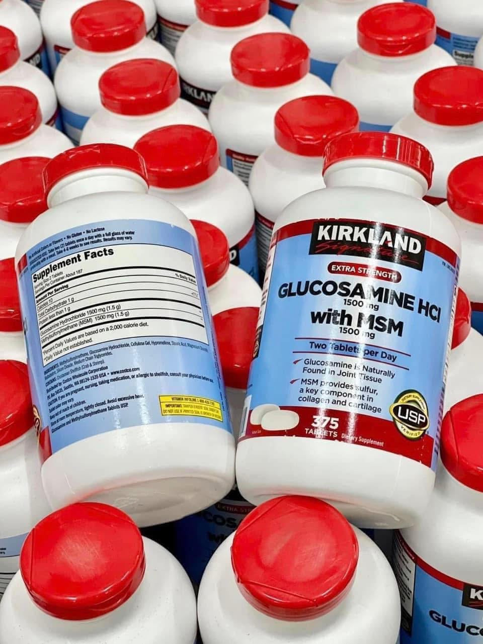 Viên uống Glucosamine bổ trợ xương khớp KIRKLAND