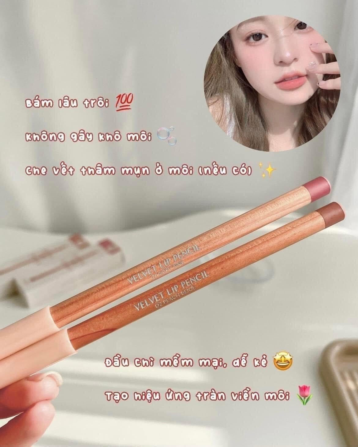 Chì kẻ viền môi CLIO Velvet Lip Pencil