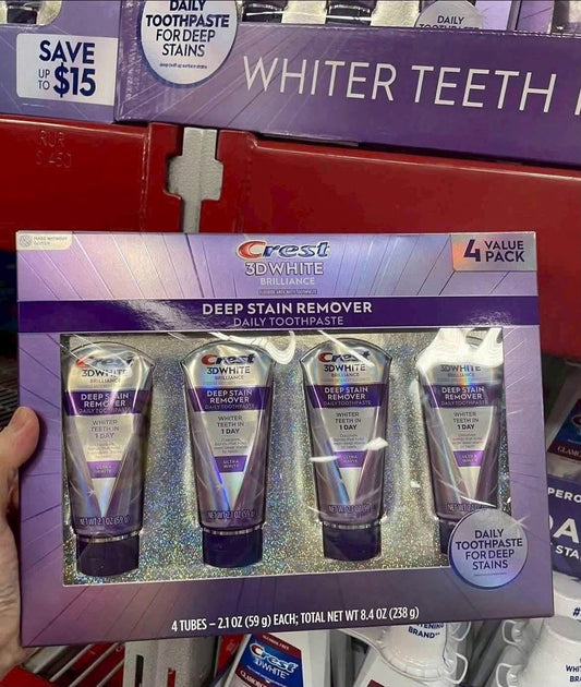 Set 4 tuýp đánh răng CREST 3D Deep Stain Remover