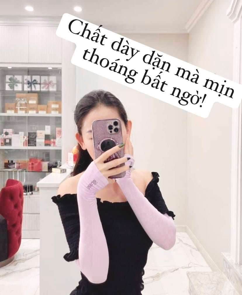 Găng tay chống nắng, chống tia UV, làm mát SALUA nội địa Hàn