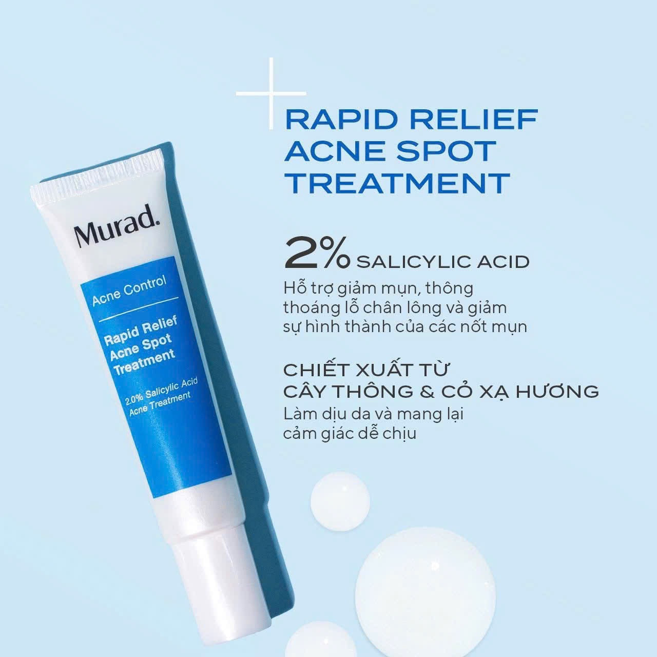 Gel chấm mụn MURAD Rapid Relief Acne Spot Treatment