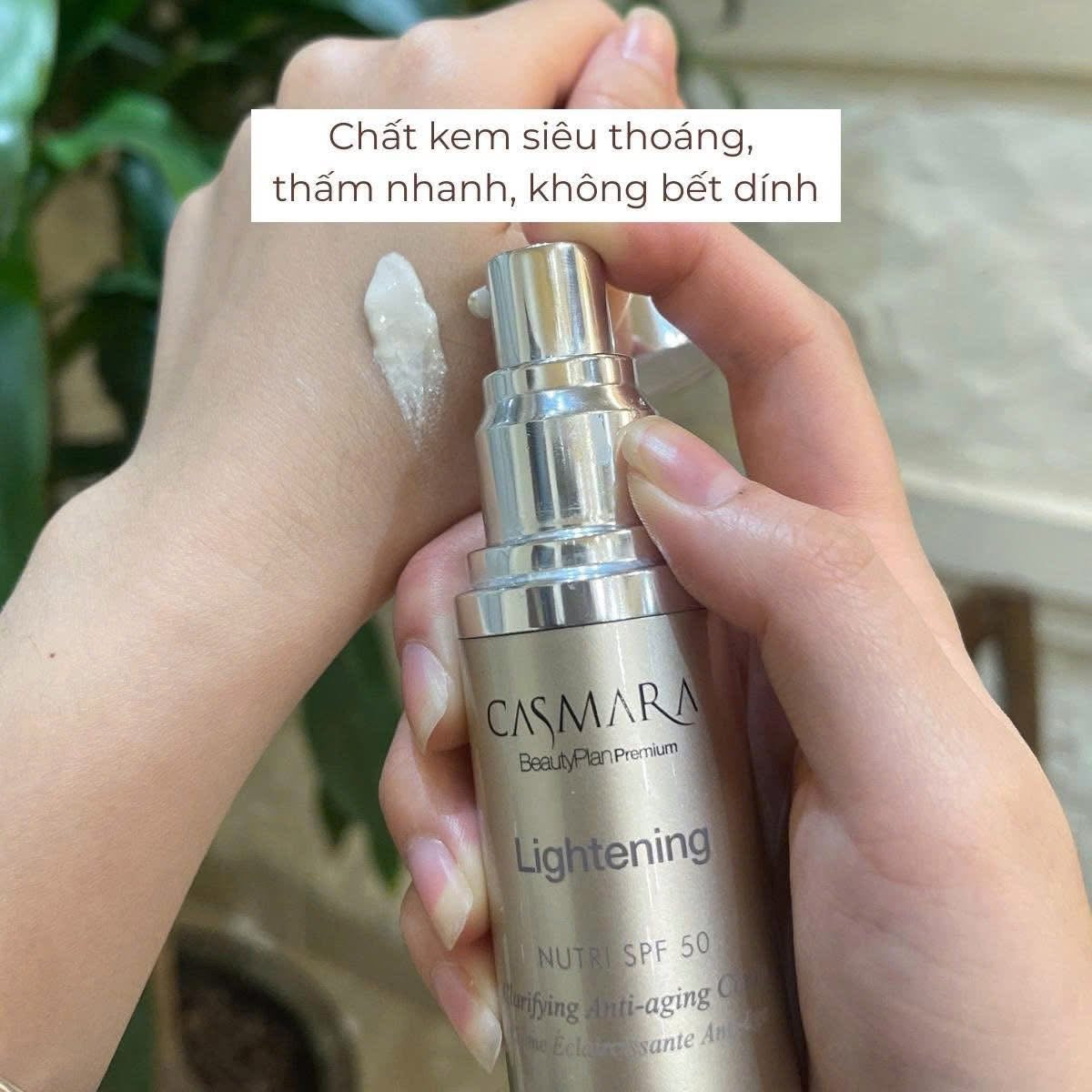 Kem dưỡng da chống lão hoá ban ngày CASMARA Lightening Nutri SPF 50 50ml