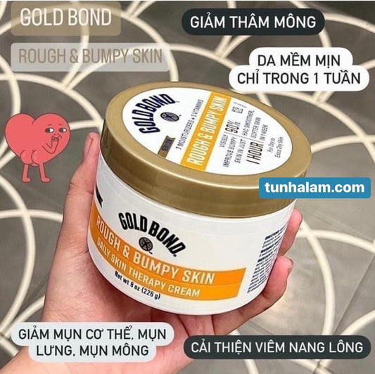 Kem dưỡng trị thâm sần body GOLD BOLD Rough & Bumpy Skin 226g