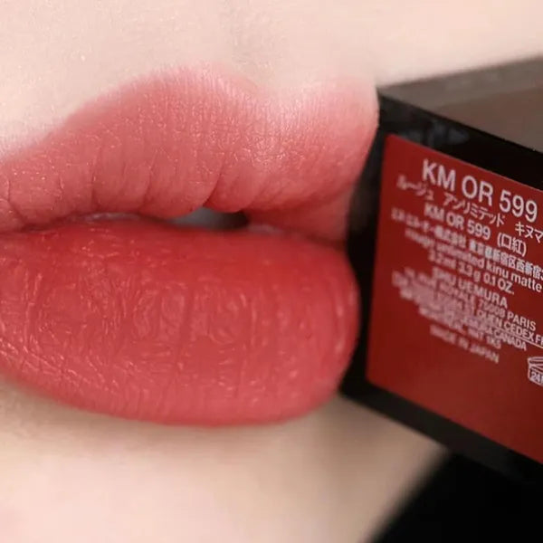 Son lì SHU UEMURA Kinu Matte KM OR599 (màu cam hồng đào)