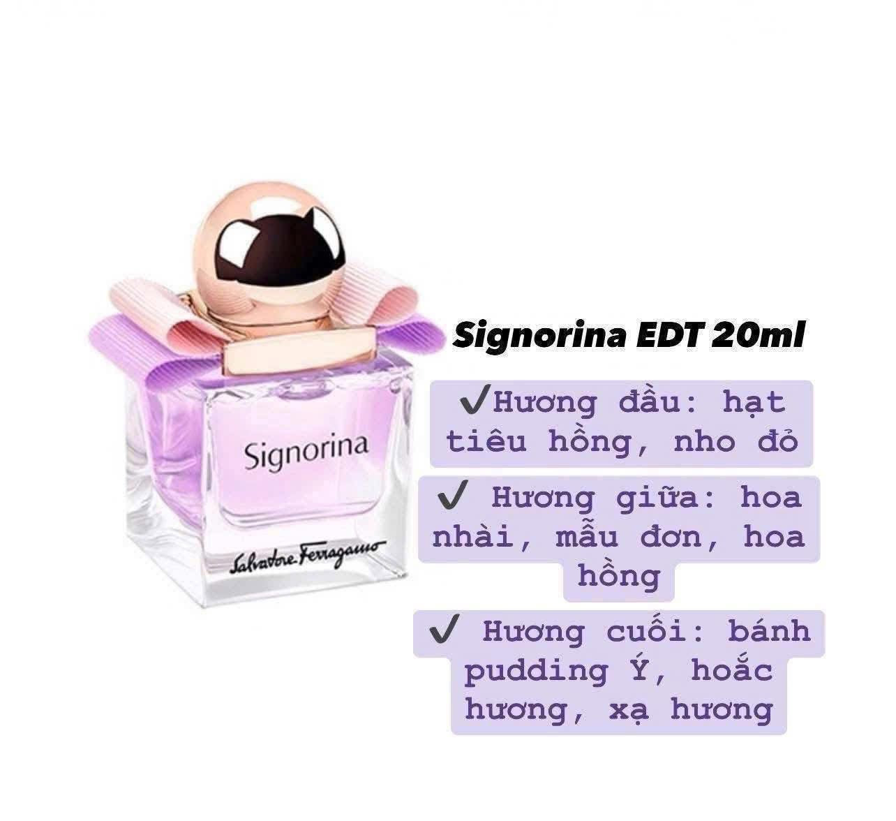 Nước hoa nữ SALVATORE FERRAGAMO Signorina EDT 20ml
