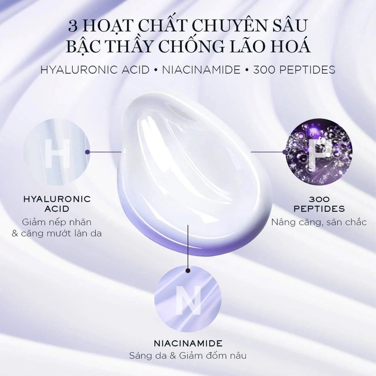 Kem dưỡng chống lão hoá LANCOME Renergie H.P.N 300 Peptide Cream 15ml (unbox)