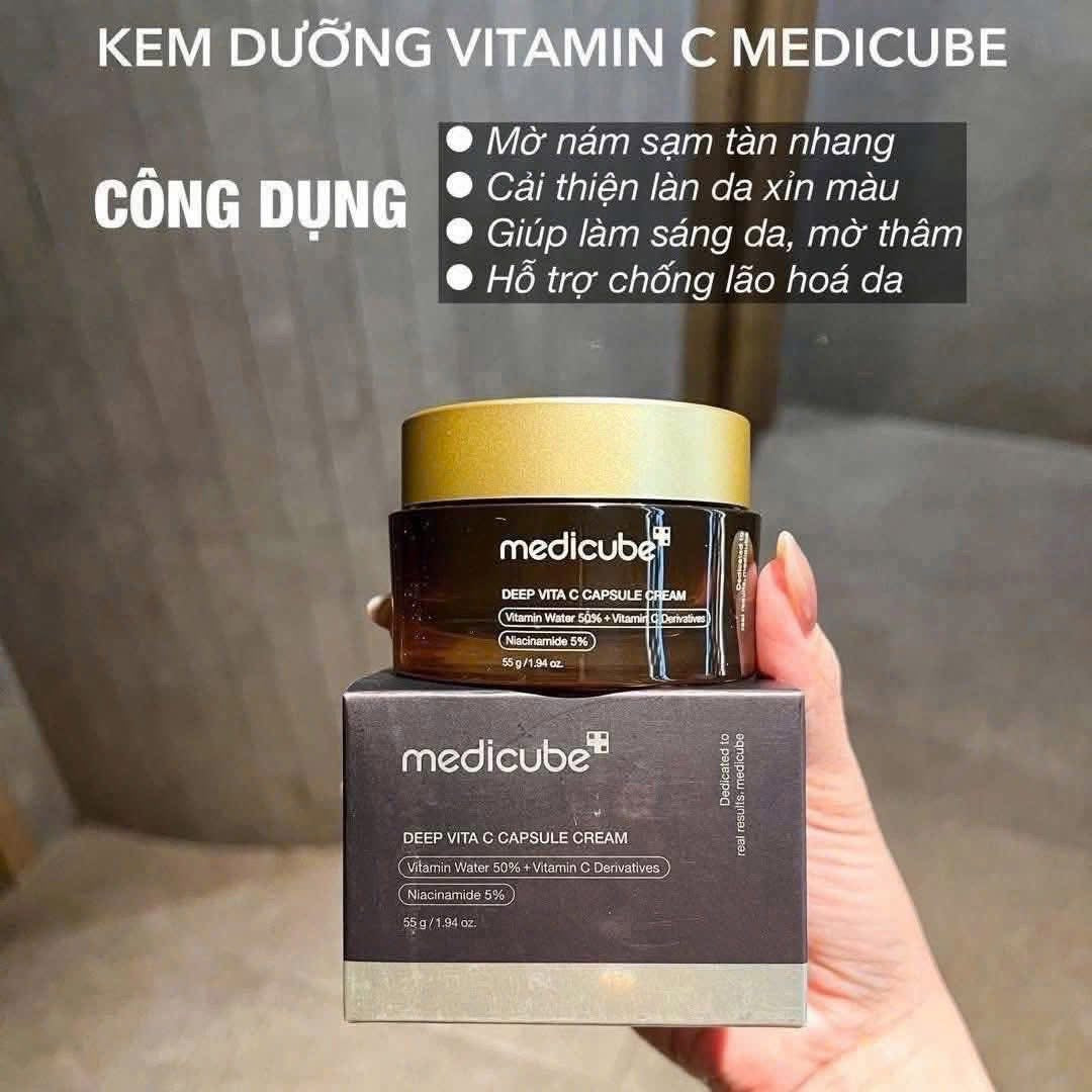 Kem dưỡng viên nang MEDICUBE Deep Vita C Capsule Cream 50g
