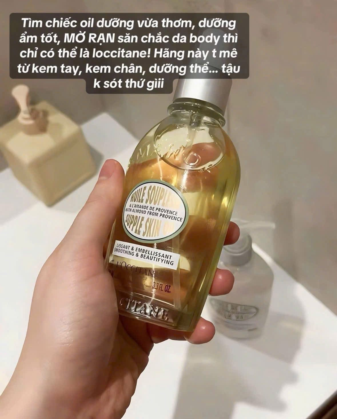 Dầu dưỡng thể hạnh nhân L’OCCITANE Almond Supple Skin Oil