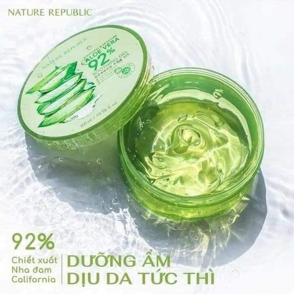 Gel dưỡng nha đam NATURE REPUBLIC Soothing Moisture Aloe Vera 92% (300ml)