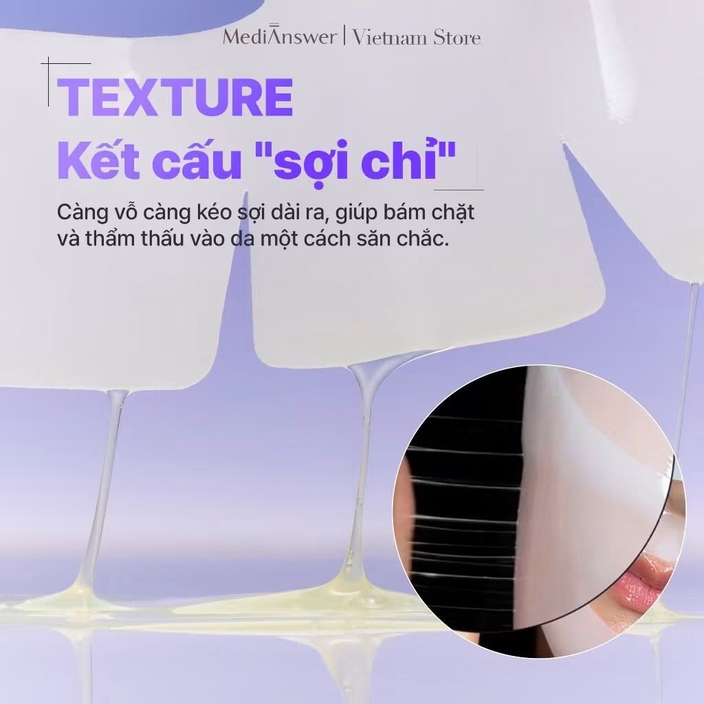 Mặt nạ nâng cơ tức thì và trẻ hoá da chuyên sâu MEDIANSWER Retinoid Liftxyl (hộp 4 miếng)