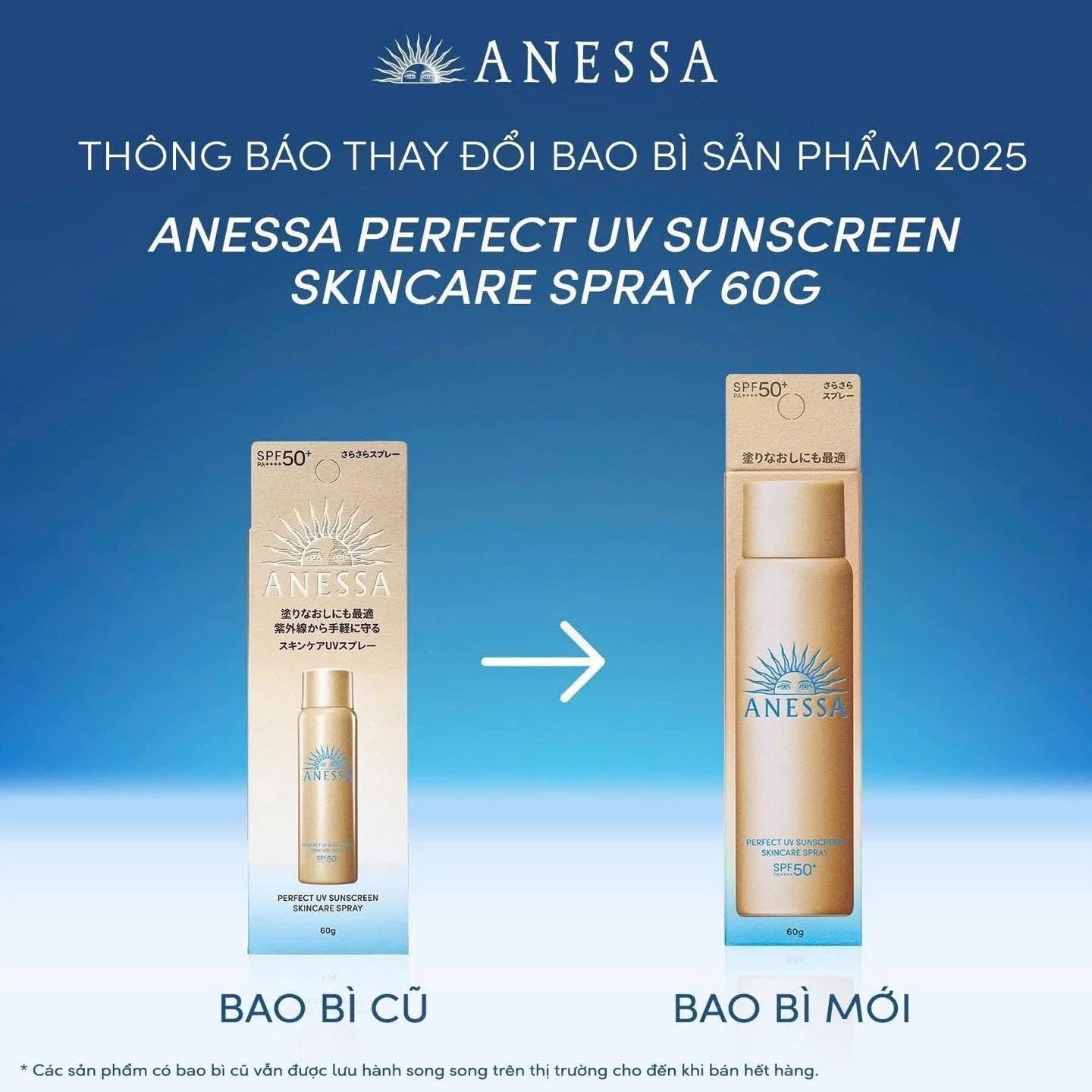 Xịt chống nắng ANESSA Perfect UV Sunscreen SPF50+/PA++++ Nhật Bản 60gr