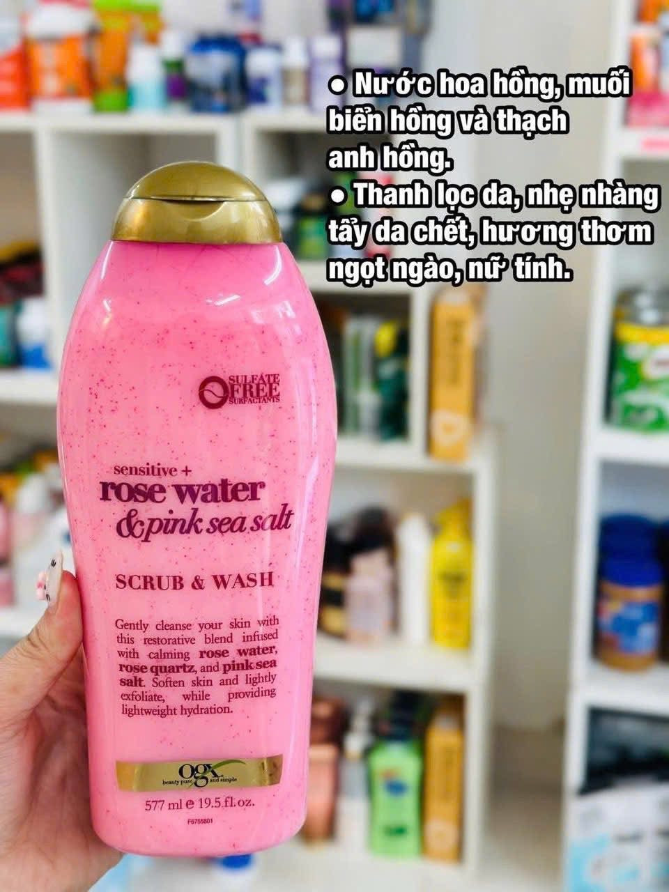 Sữa tắm tẩy tế bào chết OGX Coconut Coffee Scrub & Wash 577ml