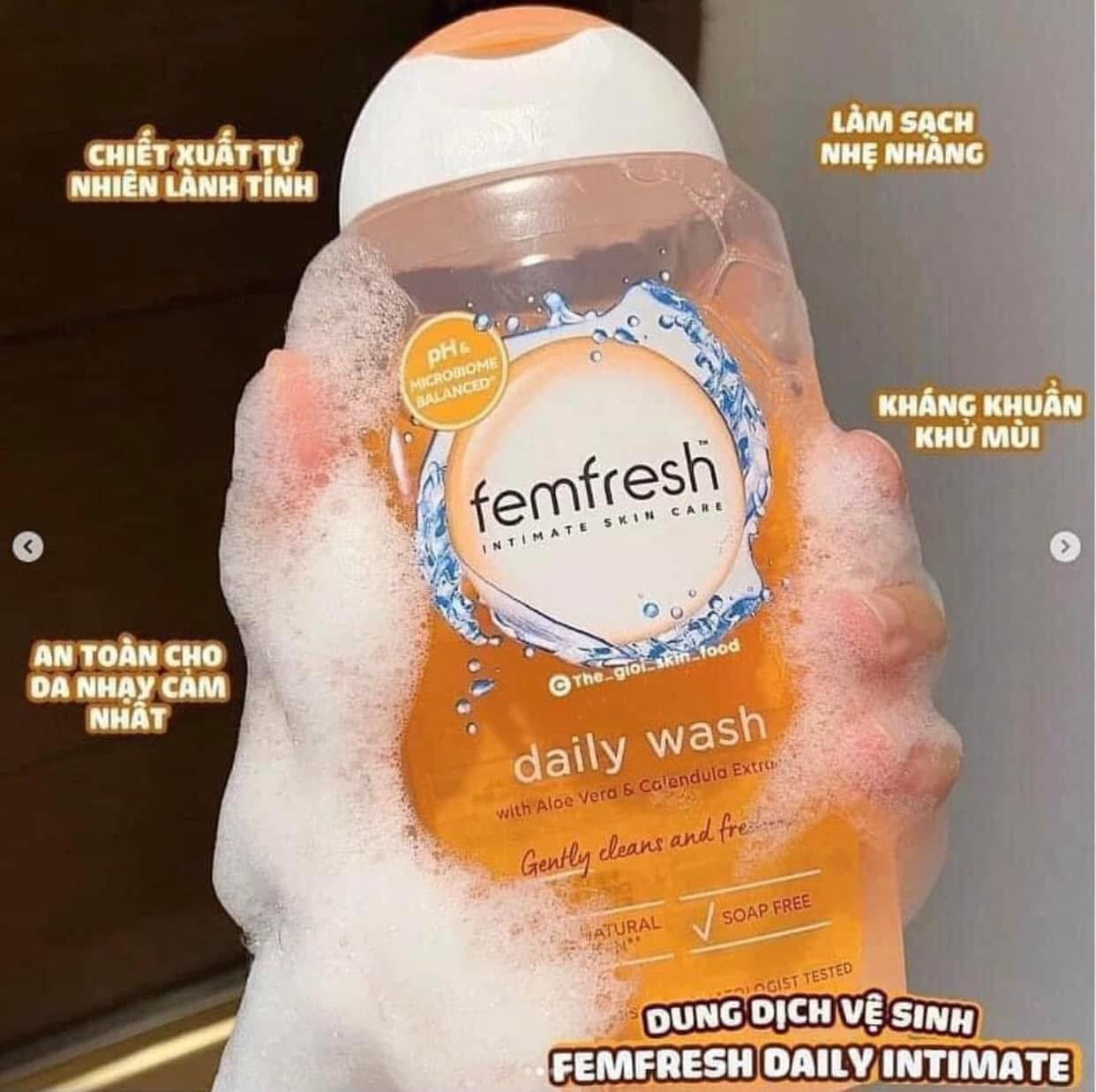 Dung dịch vệ sinh phụ nữ FEMFRESH Daily