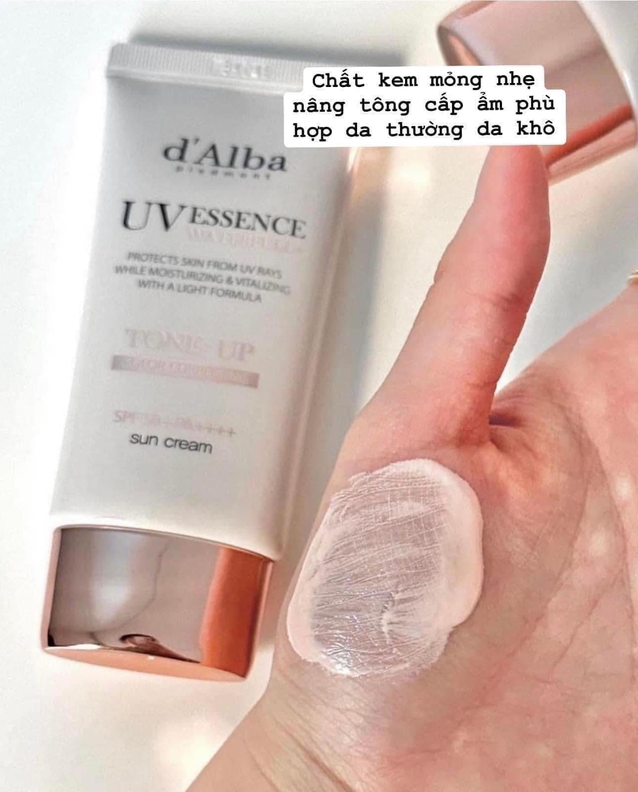 Kem chống nắng dưỡng ẩm chống lão hoá D’ALBA UV Essence Waterfull SPF50+ PA++++ 50ml