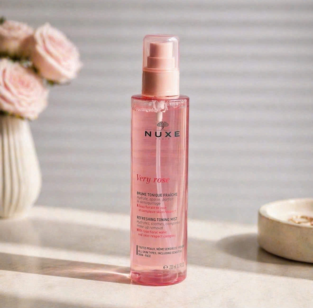 Nước hoa hồng NUXE Brume Tonique Very Rose Refreshing Toning Mist 200ml