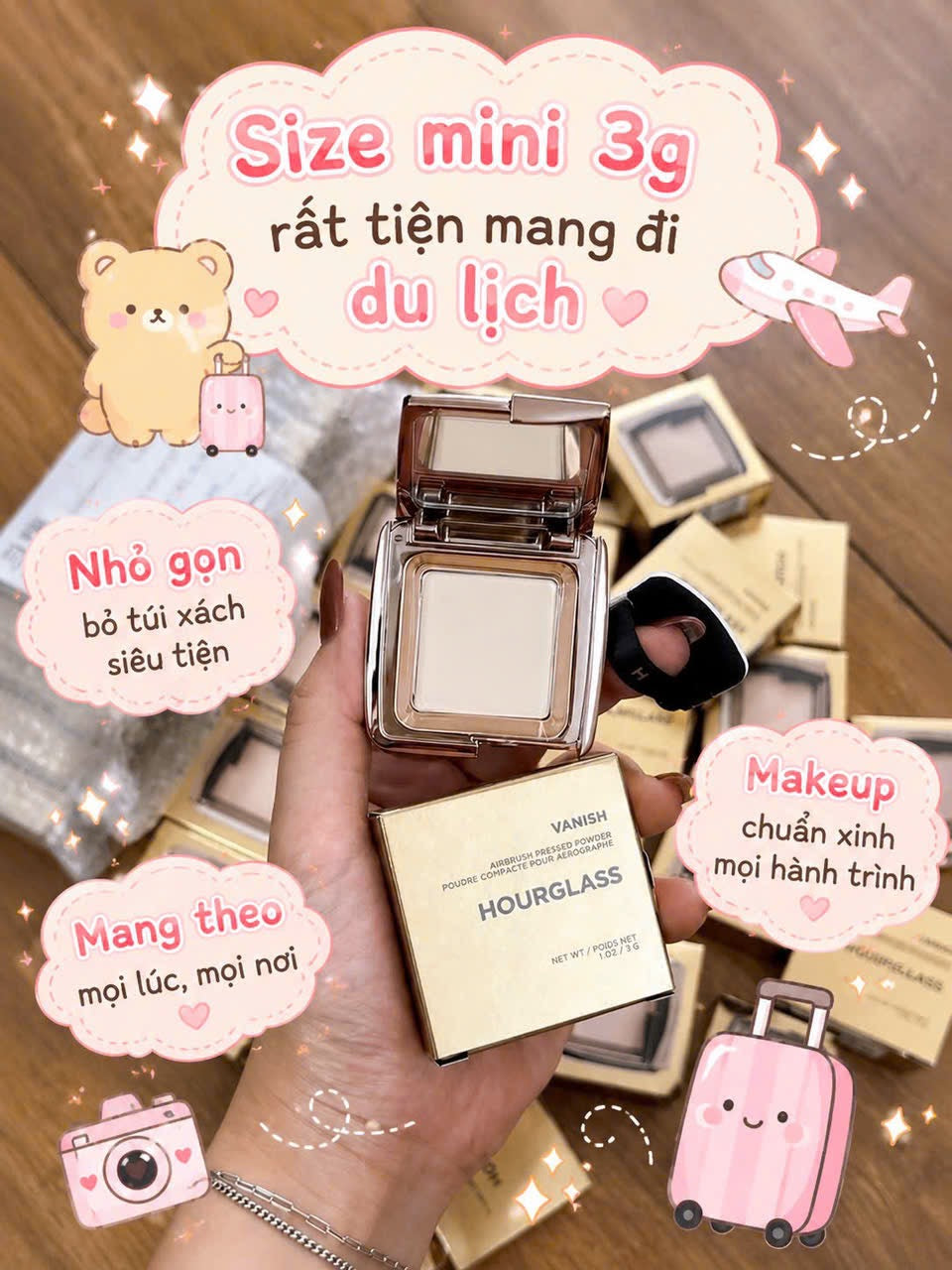 Phấn phủ nén HOURGLASS Vanish