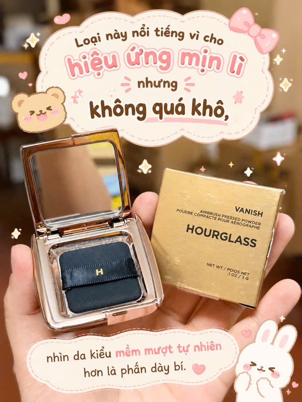 Phấn phủ nén HOURGLASS Vanish