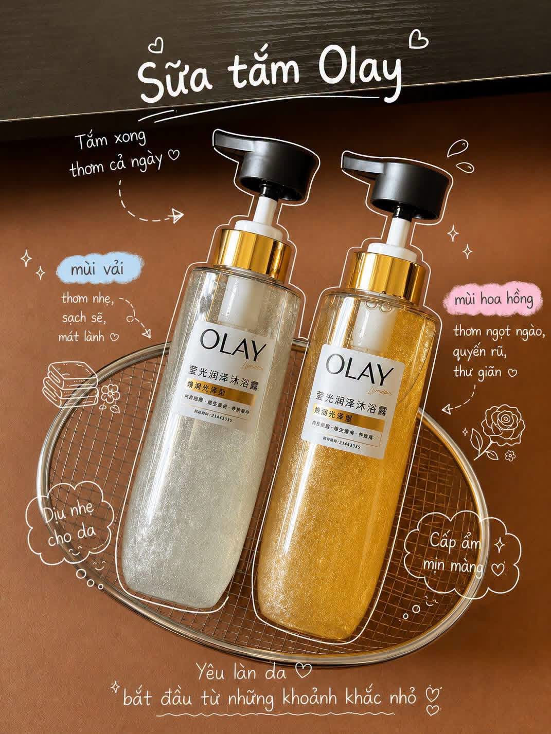 Sữa tắm OLAY B3 nội địa Trung 333ml