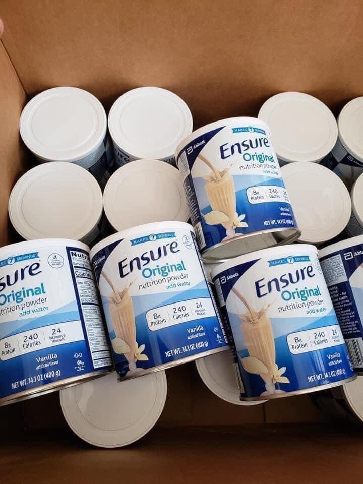 Sữa bột ENSURE Mỹ 400g (thùng 6 lon)