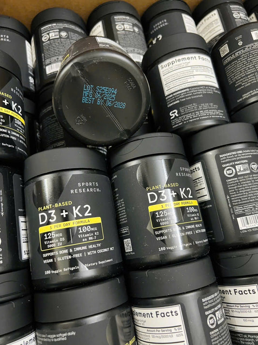 Vitamin D3 K2 PLANT-BASED 160v