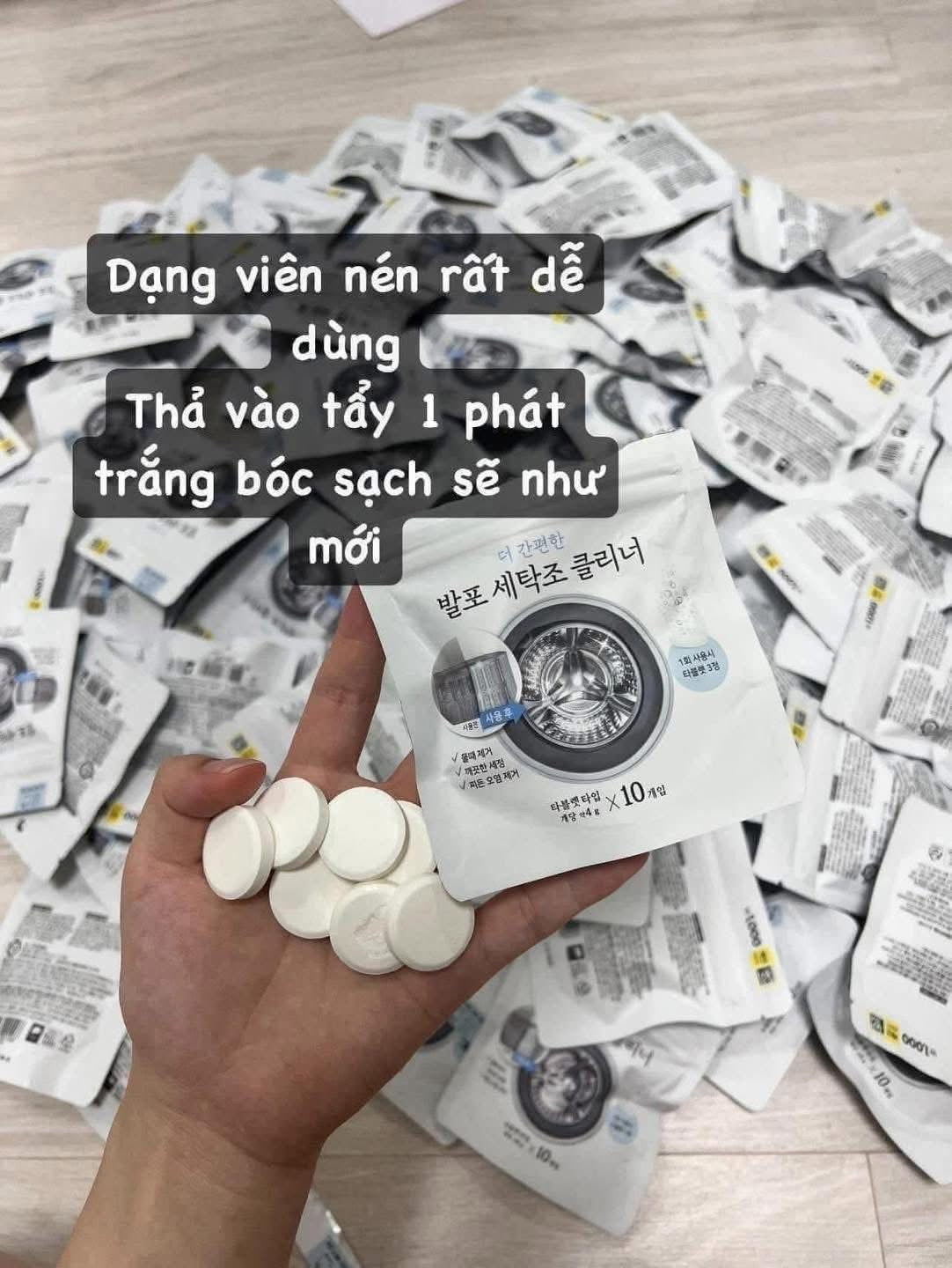 Viên tẩy lồng giặt DAISO (túi 10 viên)