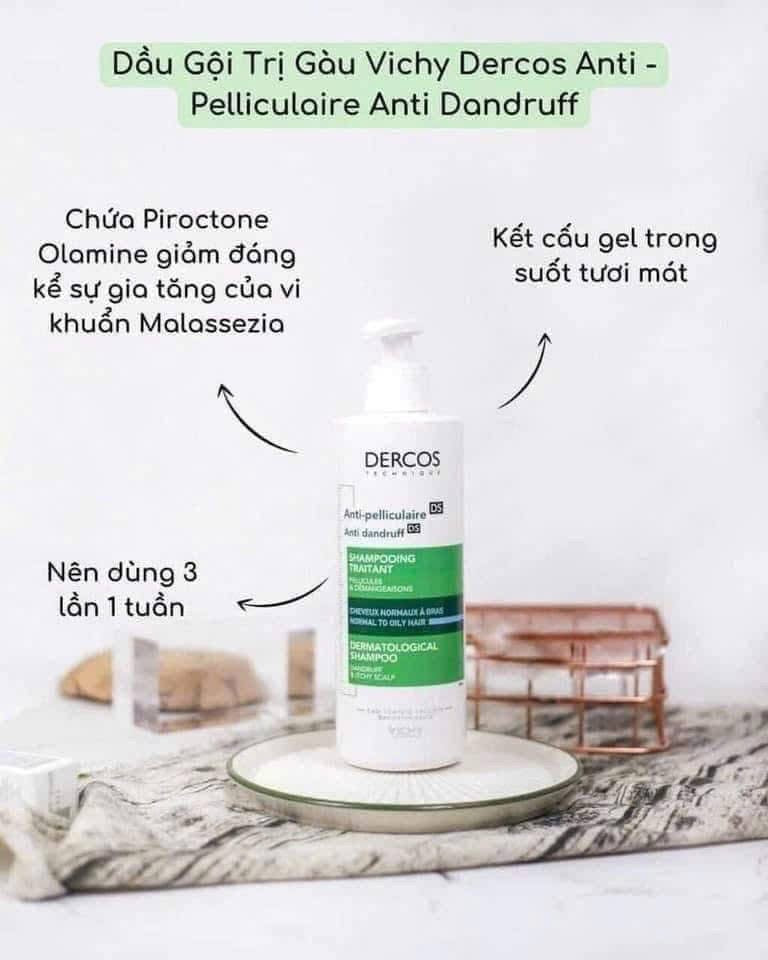 Dầu gội VICHY Pháp 400ml