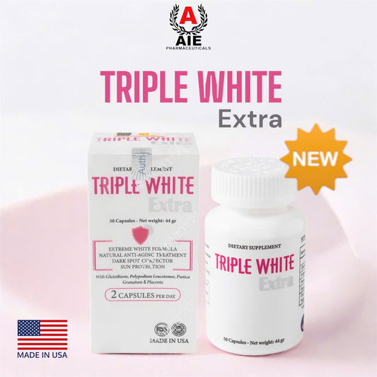 Viên uống chống nắng - trắng da - trị nám TRIPLE WHITE (lọ 50 viên, mẫu mới)